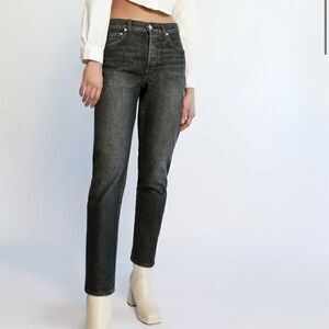 NWT Daily Blue Women's Boost Straight Jeans Black Size‎ 26 Denim Casual